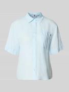 Tommy Hilfiger Loose Fit Leinenbluse mit Brusttasche in Hellblau, Größ...