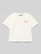 Garcia T-Shirt mit rückseitigem Motiv-Print in Weiss, Größe 140