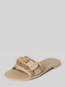 Guess Sandalette mit Label-Applikation Modell 'ELYZE4' in Beige, Größe...