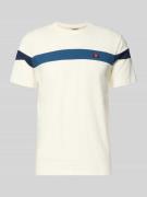 Ellesse Regular Fit T-Shirt mit Logo-Detail Modell 'Caserio' in Offwhi...