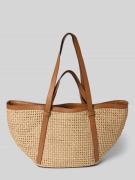 Abro Shopper mit Tragehenkeln Modell 'COSMO' in Cognac, Größe 1