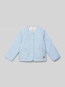 Mayoral Regular Fit Jacke in Stepp-Optik mit Logo-Patch in Bleu, Größe...