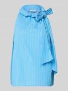 Copenhagen Muse Blusentop mit Stehkragen Modell 'MELISSA' in Royal, Gr...