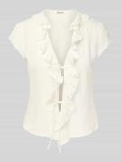 WEEKDAY Regular Fit Blusentop mit Strukturmuster Modell 'Liv' in Offwh...