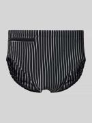 Schiesser Badehose im Allover-Look mit Reißverschlusstasche in Black, ...