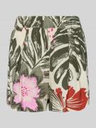 Schiesser Pyjama-Shorts aus Viskose im Allover-Look in Beige, Größe 36