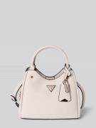 Guess Handtasche mit Label-Applikation Modell 'ECO MERIDIAN II' in Off...