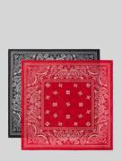 HUGO Tuch aus reiner Baumwolle im 2er-Pack Modell 'BANDANA' in Black, ...