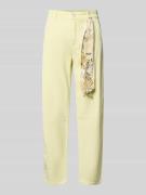 Cambio Hose mit Tuch Modell 'ORELIE' in Oliv, Größe 32