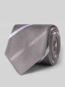 OLYMP Seidenkrawatte aus reine Krawatte mit Logo-Patch (6,5 cm) in Mit...