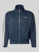 Pegador Sweatjacke mit Spitzenbesatz Modell 'TIHANY LACE' in Blau, Grö...