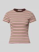 Topshop Slim Fit T-Shirt mit Rundhalsausschnitt Modell 'Sally' in Rosa...
