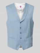 CG - Club of Gents Weste mit Paspeltaschen in Hellblau, Größe 48