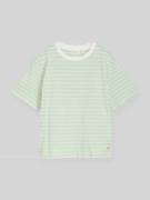 Tom Tailor Denim Relaxed Fit T-Shirt aus reiner Baumwolle in Hellgruen...