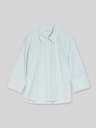Tom Tailor Regular Fit Hemdbluse aus Lyocell-Baumwoll-Mix in Mint, Grö...