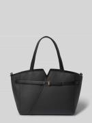 BOSS Henkeltasche aus Rindsleder Modell 'REVERS' in Black, Größe 1