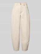 HUGO Loose Fit Jeans aus reiner Baumwolle Modell Gimine_5' in Ecru, Gr...