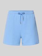 Gant Sweatshorts mit Eingrifftaschen und Label-Stitching in Hellblau, ...