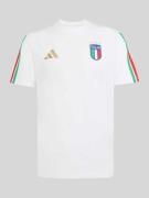 adidas Sportswear T-Shirt Trikot aus reiner Baumwolle 'ITALIA' in Weis...