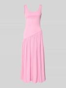 Little Mistress Midikleid mit Karree-Ausschnitt in Rosa, Größe 34