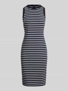 Lauren Ralph Lauren Körpernahes Freizeitkleid in Marine Melange, Größe...