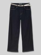 Tom Tailor Straight Leg Culotte aus Baumwoll-Mix in Dunkelblau, Größe ...