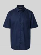 ETERNA Comfort Fit Business-Hemd aus Baumwolle mit Kentkragen in Marin...