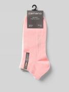 camano Sneakersocken mit Label-Detail im 3er-Pack in Pink, Größe 35-38