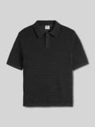 Levi's® Regular Fit Poloshirt aus reiner Baumwolle in Black, Größe L