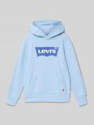 Levi’s® Kids Regular Fit Hoodie aus Baumwoll-Mix in Hellblau, Größe 14...