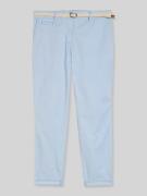 Tom Tailor Slim Fit Chino aus Baumwoll-Mix in Hellblau, Größe 34/32