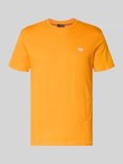 Emporio Armani T-Shirt mit Logo-Patch und Rundhalsausschnitt in Orange...