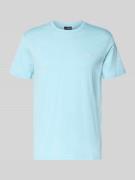 Emporio Armani T-Shirt mit Logo-Patch und Rundhalsausschnitt in Hellbl...
