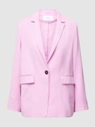 comma Casual Identity Blazer aus Viskose-Mix mit Pattentaschen in Rosa...