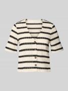 MSCH Copenhagen Cardigan mit 1/2-Arm Modell 'Kenja' in Offwhite, Größe...