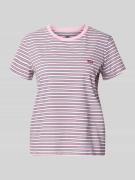 Levi's® Regular Fit T-Shirt aus reiner Baumwolle in Rosa, Größe L