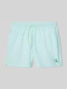 Calvin Klein Underwear Badeshorts mit Logo Detail in Mint, Größe L
