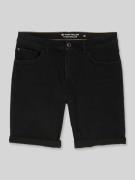 Tom Tailor Regular Fit Jeans Bermudas aus Baumwoll-Mix in Black, Größe...