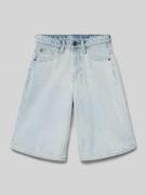 Garcia Straight Fit Shorts mit Logo-Patch Modell 'Jaysen' in Blau, Grö...