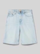 Jack & Jones Straight Fit Shorts mit Logo-Patch Modell 'Alex' in Hellb...