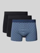 Schiesser Slim Fit Trunks mit Logo-Detail im 3er-Pack in Black, Größe ...