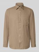Marc O'Polo Regular Fit Freizeithemd aus reinem Leinen in Beige, Größe...
