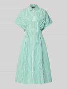 Lauren Ralph Lauren Tailliertes Blusenkleid aus reiner Baumwolle Model...