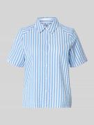 Pieces Regular Fit Hemdbluse aus reiner Baumwolle Modell 'TINNA' in He...