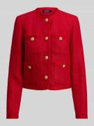 Lauren Ralph Lauren Regular Fit Kurzblazer mit Knopf Details in Rot, G...
