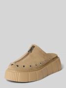 INUIKII Mules aus echtem Leder Modell 'Matilda' in Beige, Größe 38