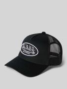 Von Dutch Trucker Cap mit Label-Stitching in Black, Größe 1