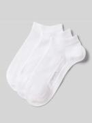 camano Sneakersocken mit Label-Detail im 3er-Pack in Weiss, Größe 39-4...