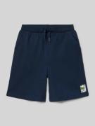 s.Oliver RED LABEL Regular Fit Sweatshorts aus Baumwoll-Mix in Marine,...