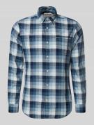 Barbour Tailored Fit Freizeithemd aus reiner Baumwolle in Marine, Größ...